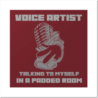 Voice Over Artist design 3 Posters and Art